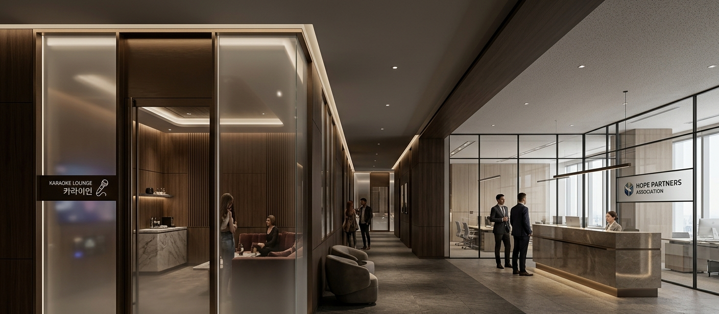 Interior render of the K-Pop Entertain zone
